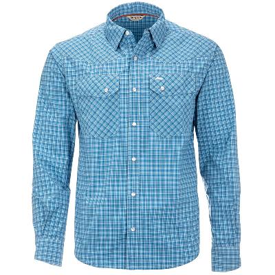 Simms Outpost Shirt Pacific Plaid XL XL