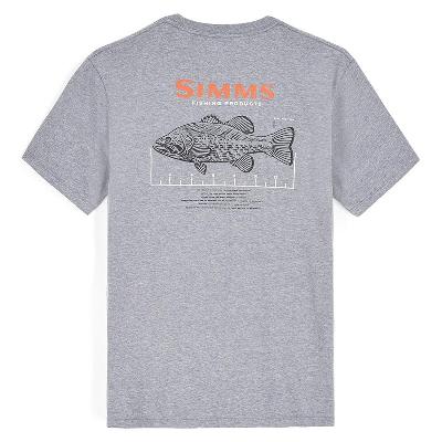 Футболка Simms Bass Ruler T-Shirt